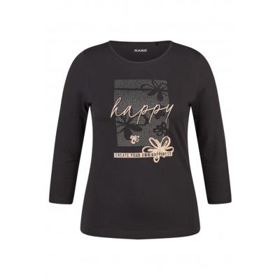 Rabe - Zwart | Dames | Top | Zwart | 46 | regular | Kamst mode