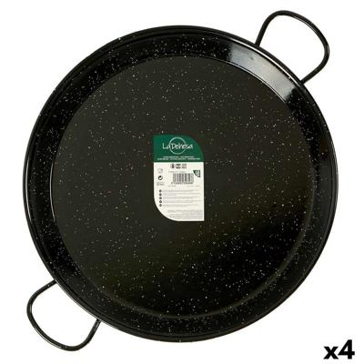 Pan La Dehesa 0260-LD 0260-LD Zwart Geëmailleerd Staal Ø 60 cm (4 Stuks)