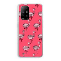 Flamingo: Oppo A94 5G Transparant Hoesje