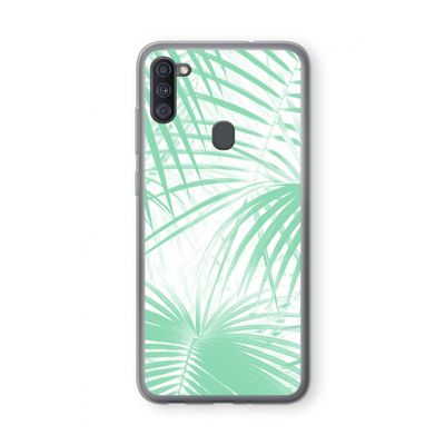Palmbladeren: Samsung Galaxy A11 Transparant Hoesje