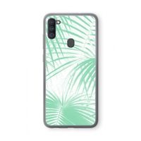 Palmbladeren: Samsung Galaxy A11 Transparant Hoesje