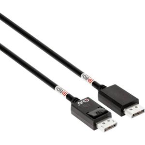 club3D CAC-1092 DisplayPort-kabel DisplayPort Aansluitkabel 1.6 m Zwart