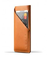 Mujjo Leather Wallet Sleeve mobiele telefoon behuizingen 11,9 cm (4.7") Opbergmap/sleeve Lichtbruin