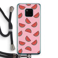 Watermeloen: Huawei Mate 20 Pro Transparant Hoesje met koord