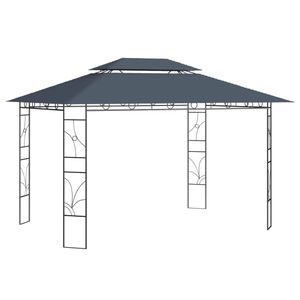 VidaXL Prieel 160 g/m² 4x3x2,7 m antracietkleurig