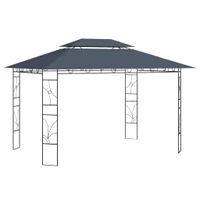 VidaXL Prieel 160 g/m² 4x3x2,7 m antracietkleurig