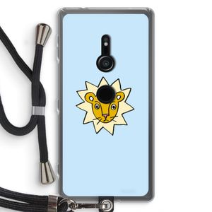 Kleine leeuw: Sony Xperia XZ2 Transparant Hoesje met koord