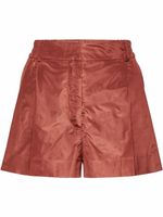 Valentino Garavani short évasé à pinces - Marron