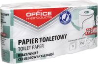 OFFICE products toiletpapier, 3-laags, 150 vel,wit, pak van 8 rollen