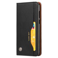 Knead huidtextuur horizontale Flip lederen case voor Huawei Y9 (2018)/genieten van 8 plus met foto frame & houder & kaartsleuven & portemonnee (zwart
