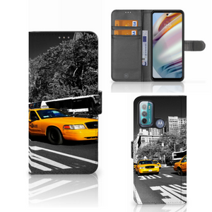 Motorola Moto G60 Flip Cover New York Taxi