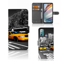 Motorola Moto G60 Flip Cover New York Taxi - thumbnail