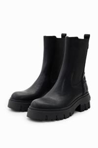 Chelsea tracklaars met stretchstof - BLACK - 41