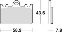 TRW remblokken "mcb 643