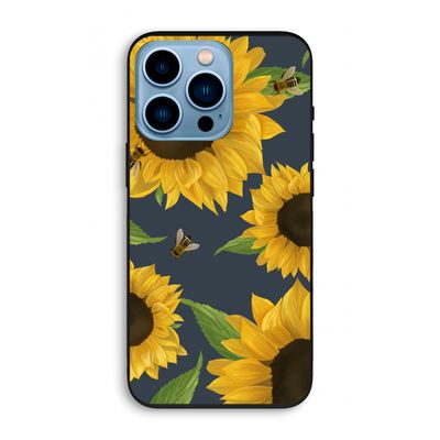 Sunflower and bees: iPhone 13 Pro Biologisch afbreekbaar hoesje