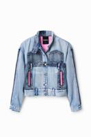 Oversized spijkerjack met de Roze Panter - BLUE - L