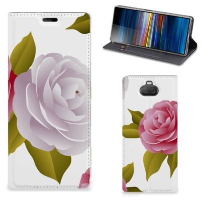Sony Xperia 10 Plus Smart Cover Roses Sony Xperia 10 Plus Smart Cover Roses