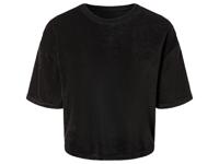 esmara Dames badstof shirt (M (40/42), Zwart) - thumbnail