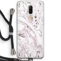 Mengelmoes: OnePlus 6 Transparant Hoesje met koord