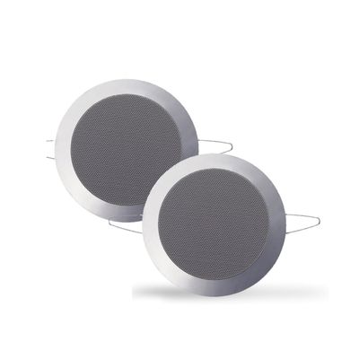 Speakerset Aquasound Twist Spatwaterdicht 45 Watt 135 mm Mat Chroom Aquasound