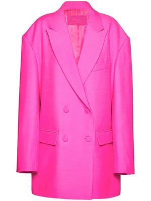 Valentino Garavani blazer à boutonnière croisée - Rose