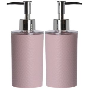 2x Roze zeeppompjes 18 cm