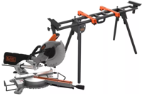 BLACK+DECKER BES700 1600W 216mm Afkort- en verstekzaag | 1x Zaagblad 48T + Onderstel BEZ100-XJ
