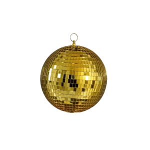 Grote discobal kerstbal - goud - 20 cm - foam - spiegelbol - kerstversiering