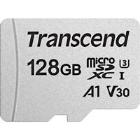 Transcend Premium 300S microSDXC-kaart 128 GB Class 10, UHS-I, UHS-Class 3, v30 Video Speed Class, A1 Application Performance Class Transcend Premium 300S microSDXC-kaart 128 GB Class 10, UHS-I, UHS-Class 3, v30 Video Speed Class, A1 Application Performance Class