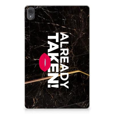 Lenovo Tab P11 | P11 Plus Back cover met naam Already Taken Black