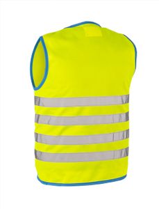 Wowow veiligheidshesje Fun Jacket junior polyester geel maat L