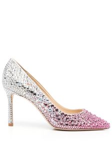 Jimmy Choo escarpins Romy à ornements strassés 85 mm - Argent