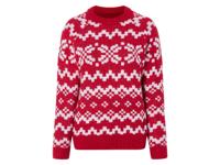 esmara Dames Kersttrui (L (44/46), Rood)