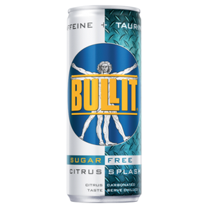 Bullit Energy Drink Sugar Free Citrus Splash 0,25L Can bij Jumbo