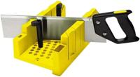 Stanley 1-20-600 Verstekbak Kunststof met Kapzaag L300mm/B130mm/H80mm