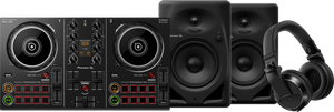 Pioneer DJ DDJ-200 + Pioneer DJ HDJ-X7 Zwart + Pioneer DJ DM-50D Zwart