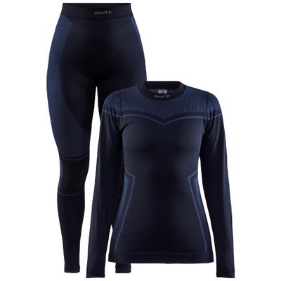 Craft Core Dry Fuseknit onderkleding set zwart dames M