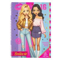 Creative Craft Group Besties fashion ontwerpboek a4 met accessoires Creative Craft Group Besties fashion ontwerpboek a4 met accessoires