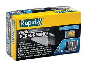 Rapid Nr. 28 kabelnieten 11 mm, 5x1.000 stuks - 11891933 - 11891933
