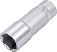 HAZET Dopsleutel 880LG-16 · 3/8 inch (10 mm) vierkant hol · Buiten-zeskant-tractieprofiel · SW 16 mm