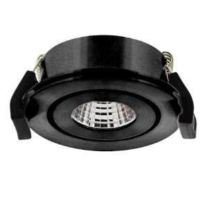 Klemko Venice COB LED-module warm wit 3000K 40gr ZWART - LED0803