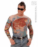 Tattoo shirt tijger en draak