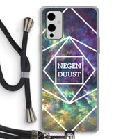 Negenduust ruimte: OnePlus 9 Transparant Hoesje met koord