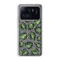 Geometrische jungle: Xiaomi Mi 11 Ultra Transparant Hoesje