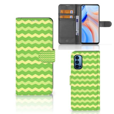 OPPO Reno 4 Pro 5G | Telefoon Hoesje | Waves Green