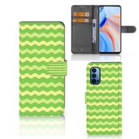 OPPO Reno 4 Pro 5G | Telefoon Hoesje | Waves Green