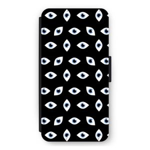 Eyes pattern: iPhone 12 Pro Max Flip Hoesje