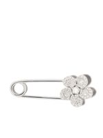 David Morris broche Miss Daisy Flower en blanc 18ct à diamant - Argent - thumbnail