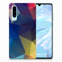 Huawei P30 | TPU Hoesje | Polygon Dark
