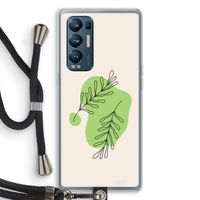 Beleaf in you: Oppo Find X3 Neo Transparant Hoesje met koord